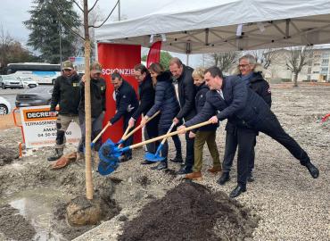 Réception des travaux d'aménagement du quartier du Crozet à Scionzier